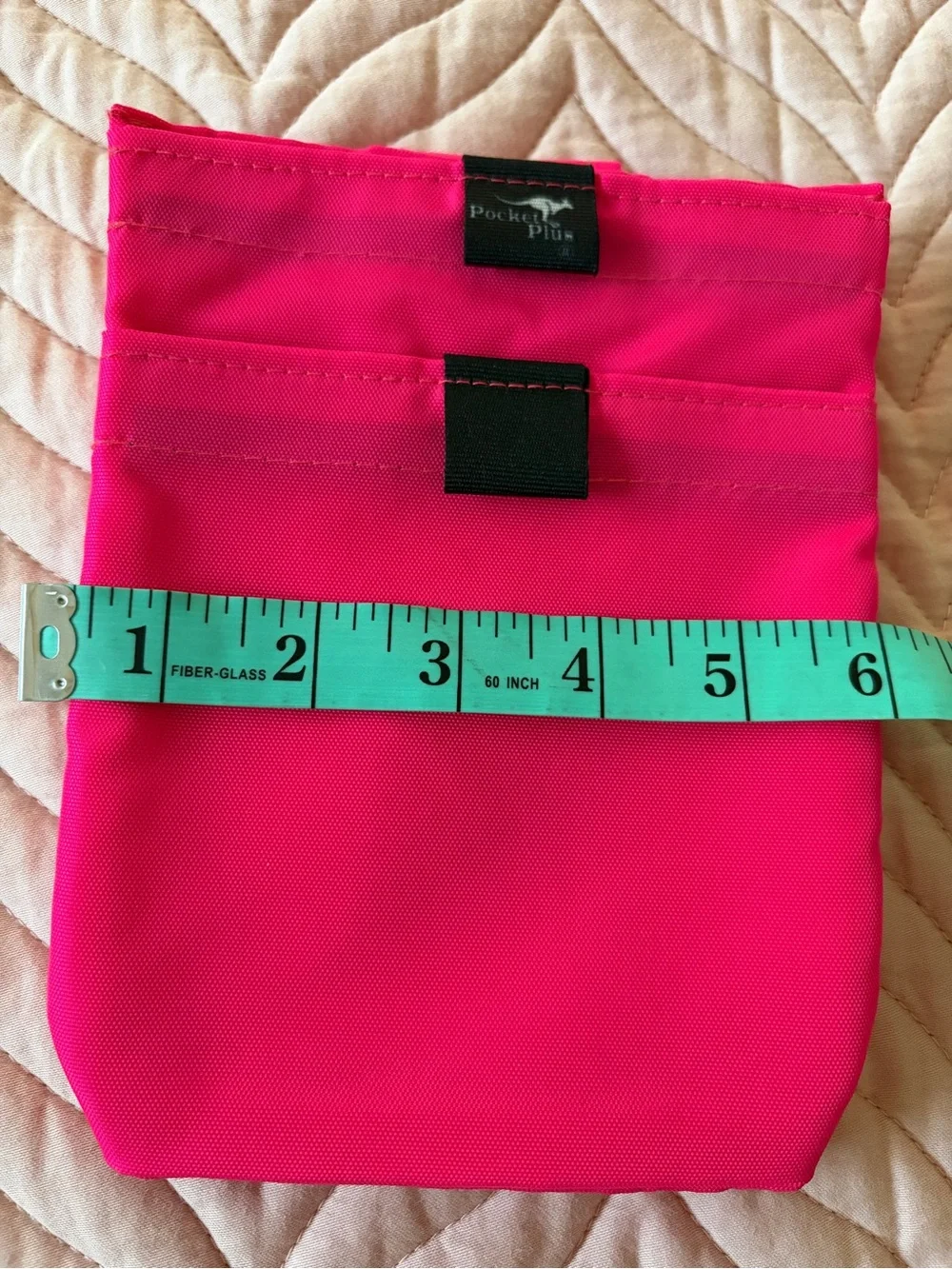 Pocket Plus Pink Utility Pocket Pouch Made in USA NWOT